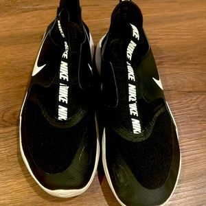 black slip on